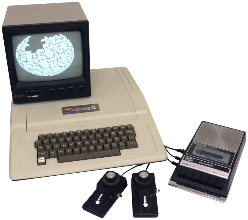 Apple IIおよび周辺機器の写真